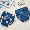 2pcs/Lot Baby Training Pant Newborn Diapers Reusable Cloth Absorbent Cover Adjustable Washable Toddler Underwear Nappy 210312