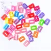 100pcs Creative Cute Mixed Candy Color Butterfly Flower Geometric Small Hair Claws Women Girls Hairpins Barrettes