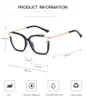 Sunglasses European And American Trend Metal Frame Antiblue Light Ladies Glasses Computer Eye Protection Flat3798297