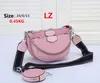 YQ Women المفضلة PU Leather Fashion Actioner حقائب اليد محافظ زهرة Mini Pochette 3pcs Crossbody Bag Backpack2322