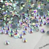 Gevşek Elmaslar Hotfix Rhinestones için Rhinestones Strass Nail Cam Taş Diy Botlarında Yüksek Kaliteli Kristal AB Demir