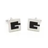 Klassiska manschettlänkar för män Designer G Designkvalitet Mässing Material Black Color Cufflinks WholereTail G1126238S2220997