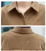 Woman Jacket Jackets for Women 3XL 4XL Plus Size Long Sleeve Jacket Coat Women Turn Down Collar Corduroy Long Jacket Women E110 210602