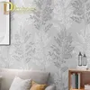 Czarny Biały Szary Brzozowy Tapeta 3D Nowoczesna Prostota Nordic Styl Las Wood Wallpapers Roll Sypialnia Salon 210722