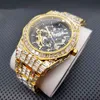 Relogio Masculino De Luxe Horloge Ice Out Baguette Stenen Automatische Mannen Monteur Horloges Topmerk Orologio Automatico Uomo