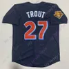 Mike Trout Jersey 2001 Grey Pinstripe Turn Back Navy White 2019 Nickname Black Fashion Golden Red Pullover Größe S-3XL