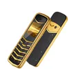 تصميم التصميم الكلاسيكي غير المقفلة 8800 Gold Mobile Mini Metal Body Dual Sim Card GSM Quad Band MP3 Camera Camera Camera 1761351