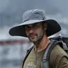 Summer Travelers Outdoors on foot Fisherman for Man Wide Brim Hat Waterproof Hat Camping Men Plus Size Bucket Hat Sun8750079