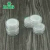 3ml Acrylic Box with lids Silicone Dab Container Portable Storage Case Opening Benefits clear acrylic apothecary jar Smoking wee Accessories