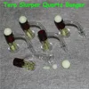 Полностью сварки Terp Sluerber Bear Quartz Banger Banger Аксессуары для курения ногтей Ruby Pearl Pill Carb Cap Marble Вакуумием Масляные ногти для труб DAB Буровые установки стеклянные ясень