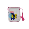 Bolsa de playa para niños, juguete de verano de gran capacidad, bolsas de almacenamiento de animales de dibujos animados, para viajes al aire libre, multifunción, de un solo hombro, 3257 Q2