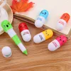 Schattige pil pen cartoon expressie telescopische kleuterschool kleine geschenk capsule creatieve briefpapier bal rrb11673