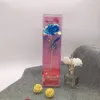 パーティータナバタバレンタインデーの装飾カラーローズ星空輝くゴールドフォイルローズギフトボックス