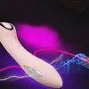 Electro shock Dildo Vibrator Silicone Vagina Clitoris Stimulator 12 Speed G Spot Anal Vibrator AV Magic Wand Sex Toys for Women 210616