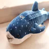 Whale Plush Toys Dolls Duża długa poduszka na poduszkę Pchana dzieci Świąteczna zabawka