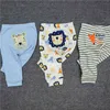 En gros 3/6pcs / lot pantalons bébé coton automne leggings pour garçons filles mi pleine longueur bébé pantalon 211028