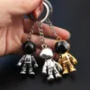 Ręcznie robione 3d Astronaut Space Robot Spaceman Brelok Keyring Prezent Dla Mężczyzna Przyjaciel Moda Samochód Brelok Bagi Wisiorek Key Ring