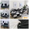 Stoelhoezen Geometrische Elastische Sofa Cover voor Woonkamer Moderne Sectional Corner Slipcover Couch Protector Kerstdecoratie