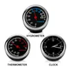 Interior Decorations Mini Car Automobile Digital Clock Auto Watch Automotive Thermometer Hygrometer Accessories