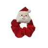 Cadeaux de Noël Party Favor Flanelle Père Noël Elk Noël Bonhomme De Neige Coiffure Anneau De Cheveux Accessoires Ornements XD24746