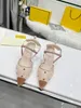 2022 latest mesh women's high-heeled sandals multicolor leather latex bag heel comfort designer shoes sizes 35-42