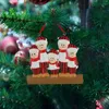 زينة عيد الميلاد شجرة الأسرة الراتنج تمثال حلية diy الديكور pandent عيد الميلاد ديكور السنة 2022 # 50