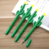 Kaktus Gel Pen Green Rośliny Roller Pen School Biuro Student Papiernicze Dzieci Pisanie Narzędzia WLL259