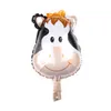 Event & Party Supplies Aluminum film cartoon balloon wholesale mini animal head tiger monkey balloons 10 styles