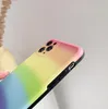 Модный градиент Rainbow Phone Case для iPhone11 11Pro SE XR XS X XS MAX 7 8 плюс силиконовый телефон задняя крышка телефона мягкая оболочка