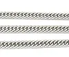 5 mètres Lot 7mm/9mm Chaînes En Acier Inoxydable Trouver Cowboy Lien Double Tissage Chaîne Bijoux Marquage DIY Argent