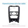 Bilradio Fascia för 2007-2014 BMW Mini Cooper R55 R56 R57 Stereo DVD-spelare Trimpanel Installation Frame Kit