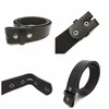 Belts Diy Accessories Black PU Lederen riem zonder gesp voor mannen 105 tot 130 cm lengte 3,8 cm breedte