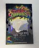 Dank Gummies Sacos de embalagem de doces infundidos embalagem gummie 500 mg zíper mylar bolsa com janela prova de cheiro para comida