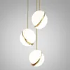 Modern led bulb Crescent Light pendant lamp Ac90-260v acrylic Fixture Lighting bar kitchen living room NEW