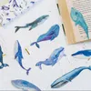 Marque-page 30 pièces/paquet divers papier baleine dessin animé animaux marques Film livre article de lecture cadeau créatif pour enfants papeterie pour enfants