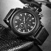 2021 New Fashion Mens Zegarki ze Skórzanym Zespół Sportowy Chronograf Kwarcowy Zegarek Kwarcowy Mężczyźni Relogio Masculino Reloj Hombre Montre Homme G1022