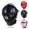 NXYSm bondage PU Leather Padded Hood Blindfold Lockable Head Harness Mask Open Mouth Sensory Deprivation BDSM Bondage Adult Slave Sex Toys 1126