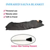 FIR Sauna FAR INFRARED DIMAGRANTE SAUNA-COPERTA riscaldamento terapia Slim Bag SPA body detox