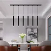 Modern Lights Lighting Track Led Lamp Dimmable 5W Long Tube Spot Light Rail Ceiling Pendant Lamps Hanging Lightings For Home Store