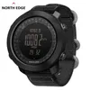 NORTH EDGE Montre numérique de sport pour hommes Heures Courir Natation Militaire Armée montres Altimètre Baromètre Boussole étanche 50m 211124