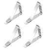 Novelty Items 4/8pcs Tablecloth Clips Picnic Table Cloth Cover Clamps Flexible Stainless Steel Holders For Restaurant Party LX0C