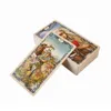 78PCS Tarot Mucha Card Deck Cards Full English Friend Party Board Divertimento durevole Gioco di poker per bambini