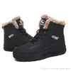 2021 venta más reciente diseñador hombre botas patrón8 suave negro gris más terciopelo cálido hombre niño zapatillas de deporte zapatillas de botines zapatos para caminar al aire libre