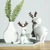 Voor thuisdecoratie -accessoires voor woonkamer dierenbeeldjes kerstcadeau herten beeldje moderne ambachten ornamenten y201020