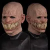 New Horror Stalker Mask Cosplay Creepy Monster Big Bocca Denti Chompers Masks Latex Masks Halloween Party Scary Costume Puntelli Q0806