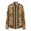 Luxury Royal Shirt Men Brand Long Sleeve s Dress s Baroque Floral Print Party Formal Camisas Hombre 210809