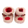 Winter Baby Meisjes Jongens Houd Warme Schoenen Muply Christmas Elk Eerste Walkers Antislip Pasgeboren Peuter Zuigeling Meisje Schoenen Schoenen G1023