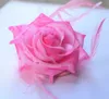 8st Rose Headwear Hair Clip Feather Rose Headdress Party Brosch Head Flower Girl Women Breast Pin School Kids Dance