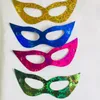 Laser kartong mask kreativ barn dans halv ansikte mask glyptostrobus multi color eye nizard mask universell slumpmässig färg