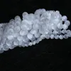 Naturlig äkta vit kattögon Kalcitera selenitrunda smycken lösa små stora pärlor 6mm 8mm 10mm 12mm 14mm 16mm 18mm 05298